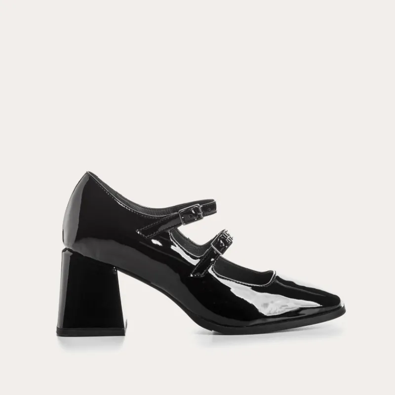 Reqins BABIES A TALONS BONIE VERNIS NOIR Fashion