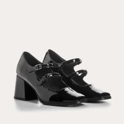 Reqins BABIES A TALONS BONIE VERNIS NOIR Fashion