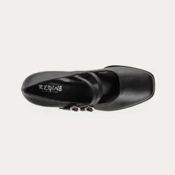 Reqins BABIES A TALONS LIZZO CUIR NOIR Outlet