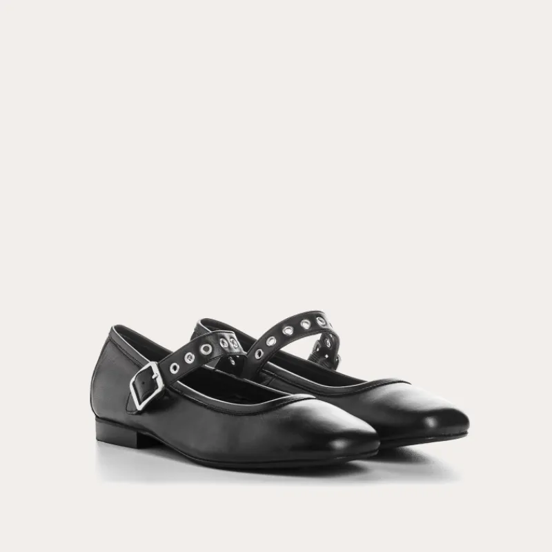 Reqins BABIES CELESTA CUIR NOIR Sale