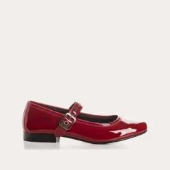 Reqins BABIES CELESTA CUIR VERNIS ROUGE Online