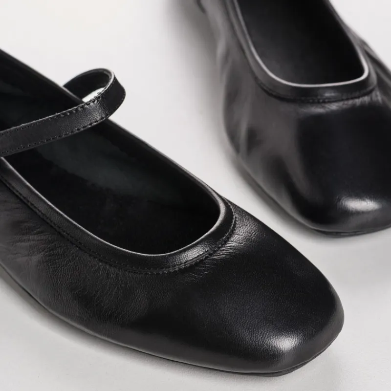 Reqins BABIES HONOR CUIR NOIR Clearance