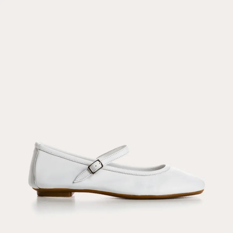 Reqins BABIES HONOR CUIR BLANC Sale