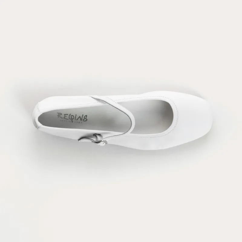 Reqins BABIES HONOR CUIR BLANC Sale