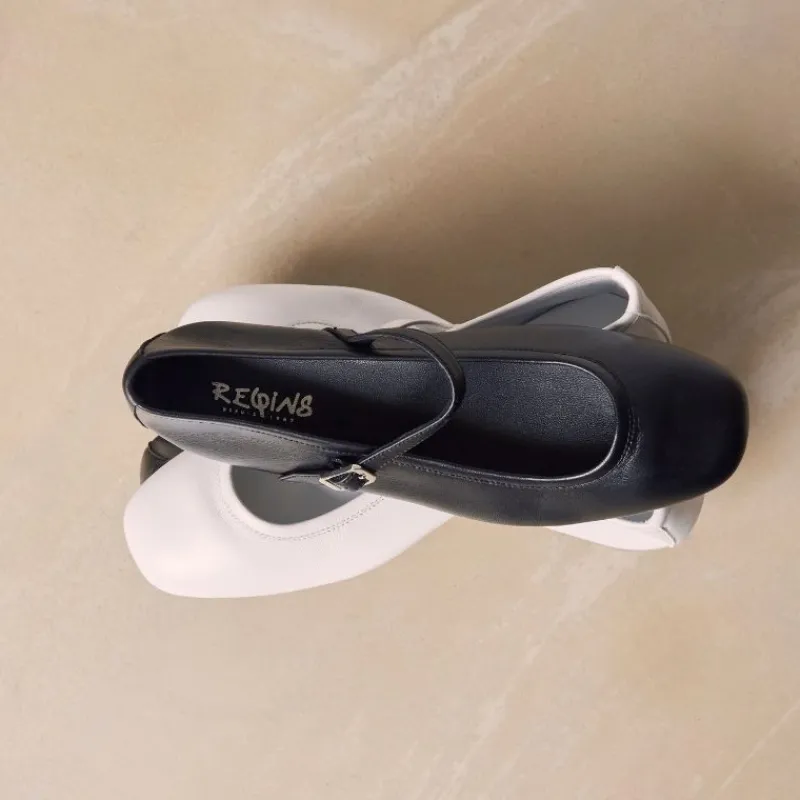 Reqins BABIES HONOR CUIR BLANC Sale