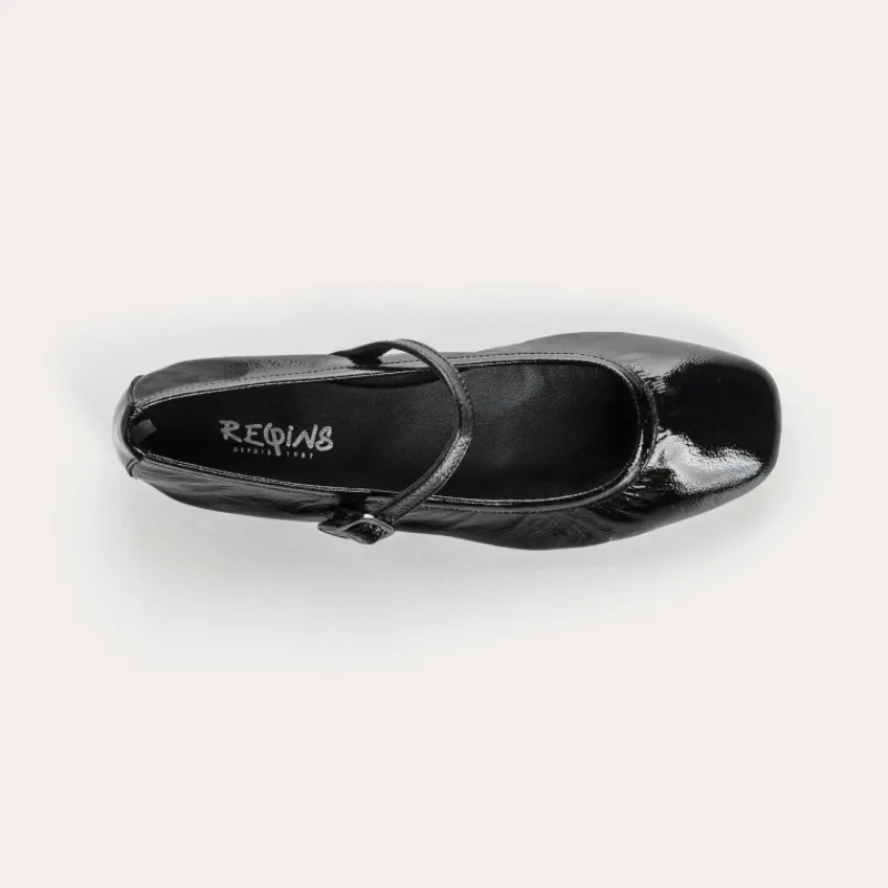 Reqins BABIES HONOR CUIR VERNIS NAPLAK NOIR Outlet