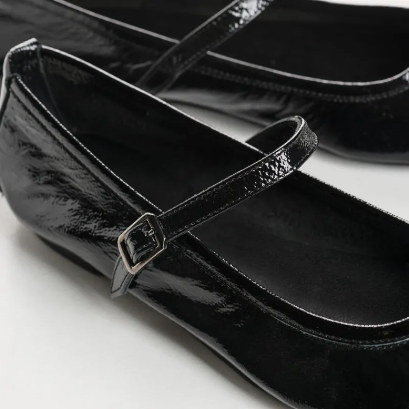 Reqins BABIES HONOR CUIR VERNIS NAPLAK NOIR Outlet