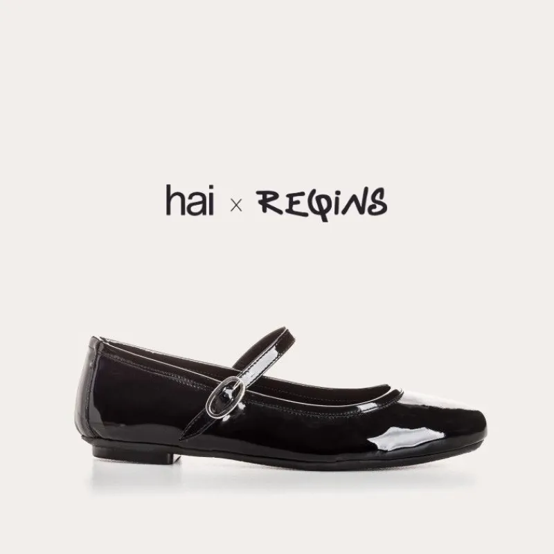 Reqins BABIES HONOREE VERNIS NOIR New