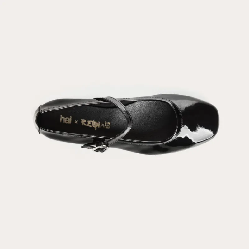 Reqins BABIES HONOREE VERNIS NOIR New