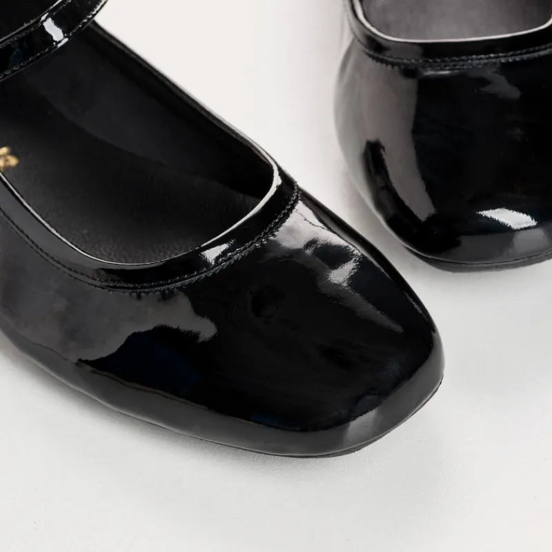 Reqins BABIES HONOREE VERNIS NOIR New