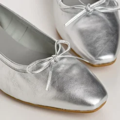 Reqins BALLERINES A TALONS FETICHE ECLAT ARGENT Outlet