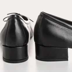 Reqins BALLERINES A TALONS FETICHE CUIR NOIR Best