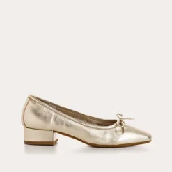 Reqins BALLERINES A TALONS FETICHE ECLAT METALLIQUE Best