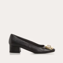 Reqins BALLERINES A TALONS RAFAELLE CUIR NOIR Online