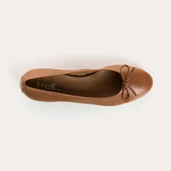 Reqins BALLERINES ALMA CUIR CAMEL Discount
