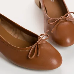 Reqins BALLERINES ALMA CUIR CAMEL Discount