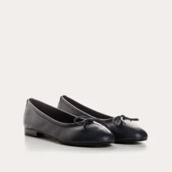 Reqins BALLERINES CARMEN CUIR CC BLEU Discount