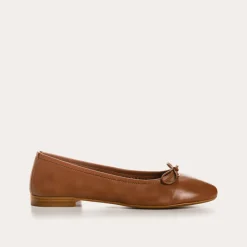 Reqins BALLERINES CARMEN CUIR CC CAMEL Fashion