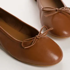 Reqins BALLERINES CARMEN CUIR CC CAMEL Fashion