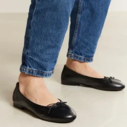 Reqins BALLERINES CARMEN CUIR CC NOIR Outlet