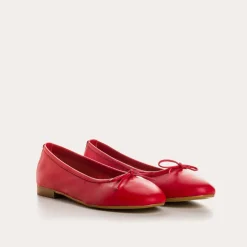 Reqins BALLERINES CARMEN CUIR CC ROUGE Best
