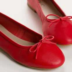 Reqins BALLERINES CARMEN CUIR CC ROUGE Best