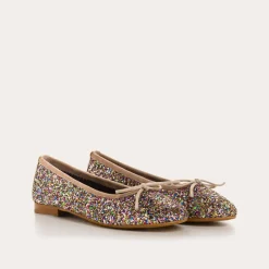 Reqins BALLERINES CARMEN GLITTER CC MULTICOLORE New
