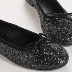 Reqins BALLERINES CARMEN GLITTER CC NOIR Clearance