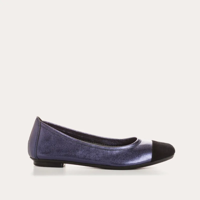 Reqins BALLERINES HALCINE CUIR METALLISE Clearance