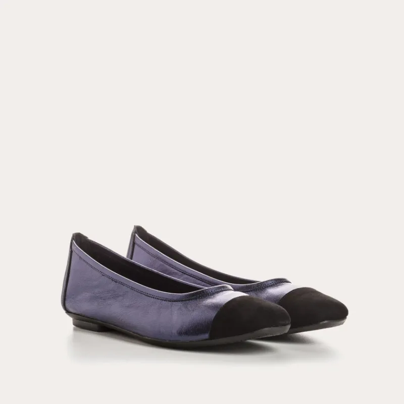 Reqins BALLERINES HALCINE CUIR METALLISE Clearance