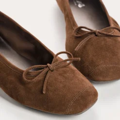 Reqins BALLERINES HARMONY CUIR VELOURS Discount