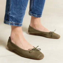 Reqins BALLERINES HARMONY CUIR VELOURS CC Outlet