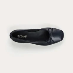 Reqins BALLERINES HARMONY CUIR/CUIR VELOURS CC BLEU New