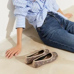 Reqins BALLERINES HARMONY GLITTER CC MULTICOLORE Discount