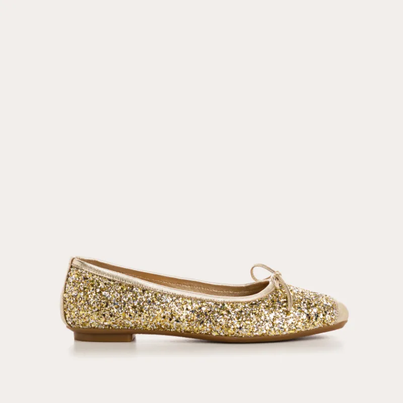 Reqins BALLERINES HARMONY GLITTER METALLIQUE Sale