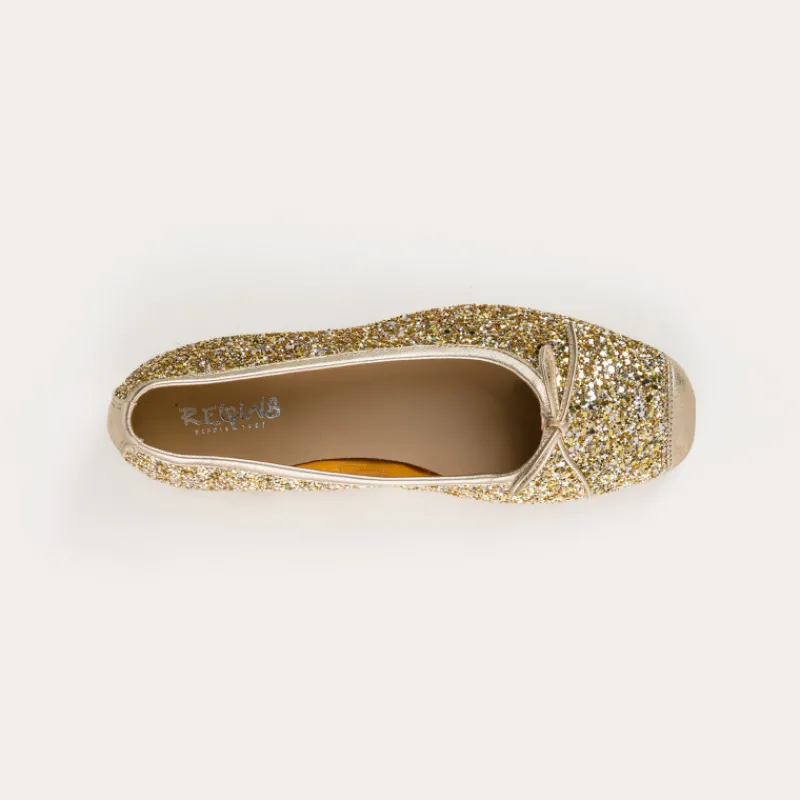 Reqins BALLERINES HARMONY GLITTER METALLIQUE Sale