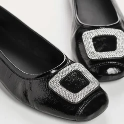 Reqins BALLERINES HELENE CUIR VERNIS NOIR Sale