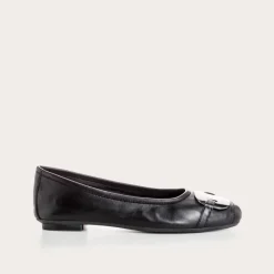 Reqins BALLERINES HERMES CUIR NOIR Clearance