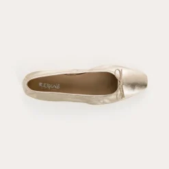 Reqins BALLERINES TRAVIATA CUIR METALLISE METALLIQUE Clearance