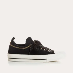 Reqins BASKETS IMPERIAL CROCHET NOIR Best