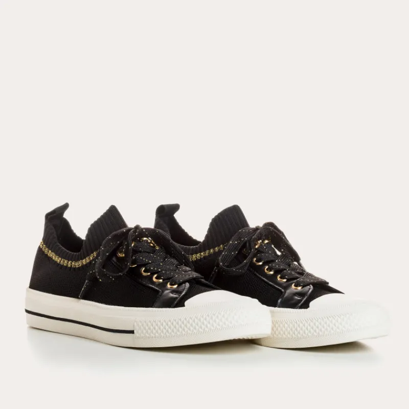 Reqins BASKETS IMPERIAL CROCHET NOIR Best