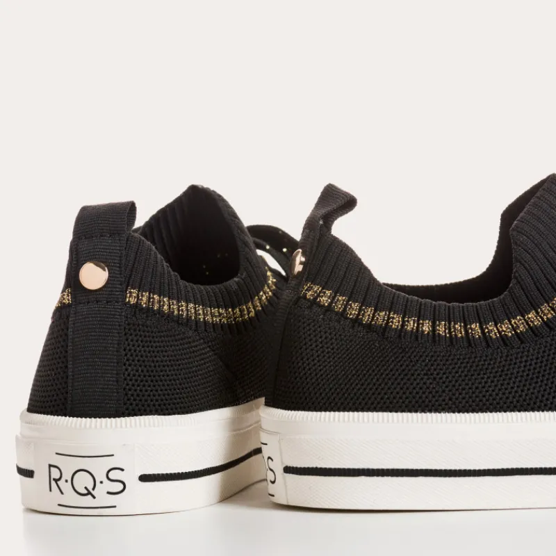 Reqins BASKETS IMPERIAL CROCHET NOIR Best