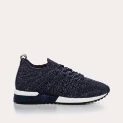 Reqins BASKETS INES CROCHET LAME MARINE Online