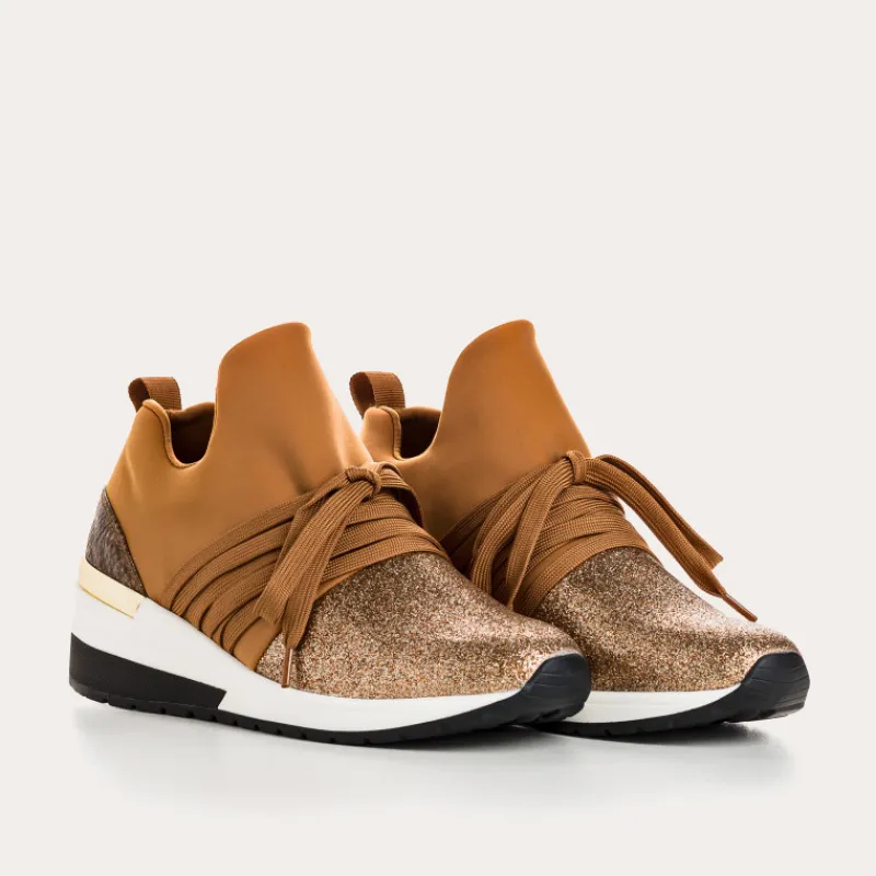 Reqins BASKETS INUIT LYCRA CAMEL Sale