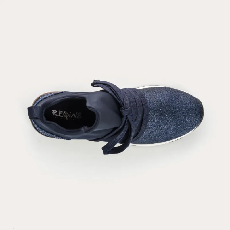 Reqins BASKETS INUIT LYCRA MARINE New