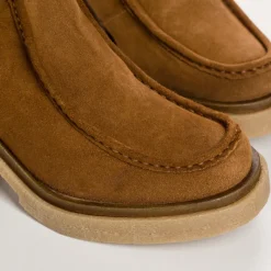 Reqins BOOTS A TALONS FREDDA CUIR VELOURS CHAMOIS Hot