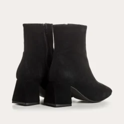 Reqins BOOTS AGATHA CUIR VELOURS NOIR Fashion