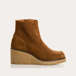 Reqins BOOTS ARGOS CUIR VELOURS CHAMOIS Best