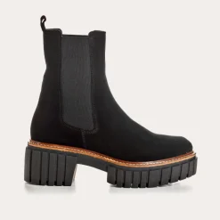 Reqins BOOTS BASEA CUIR VELOURS NOIR Best