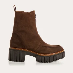 Reqins BOOTS BOWEN CUIR VELOURS MARRON Online